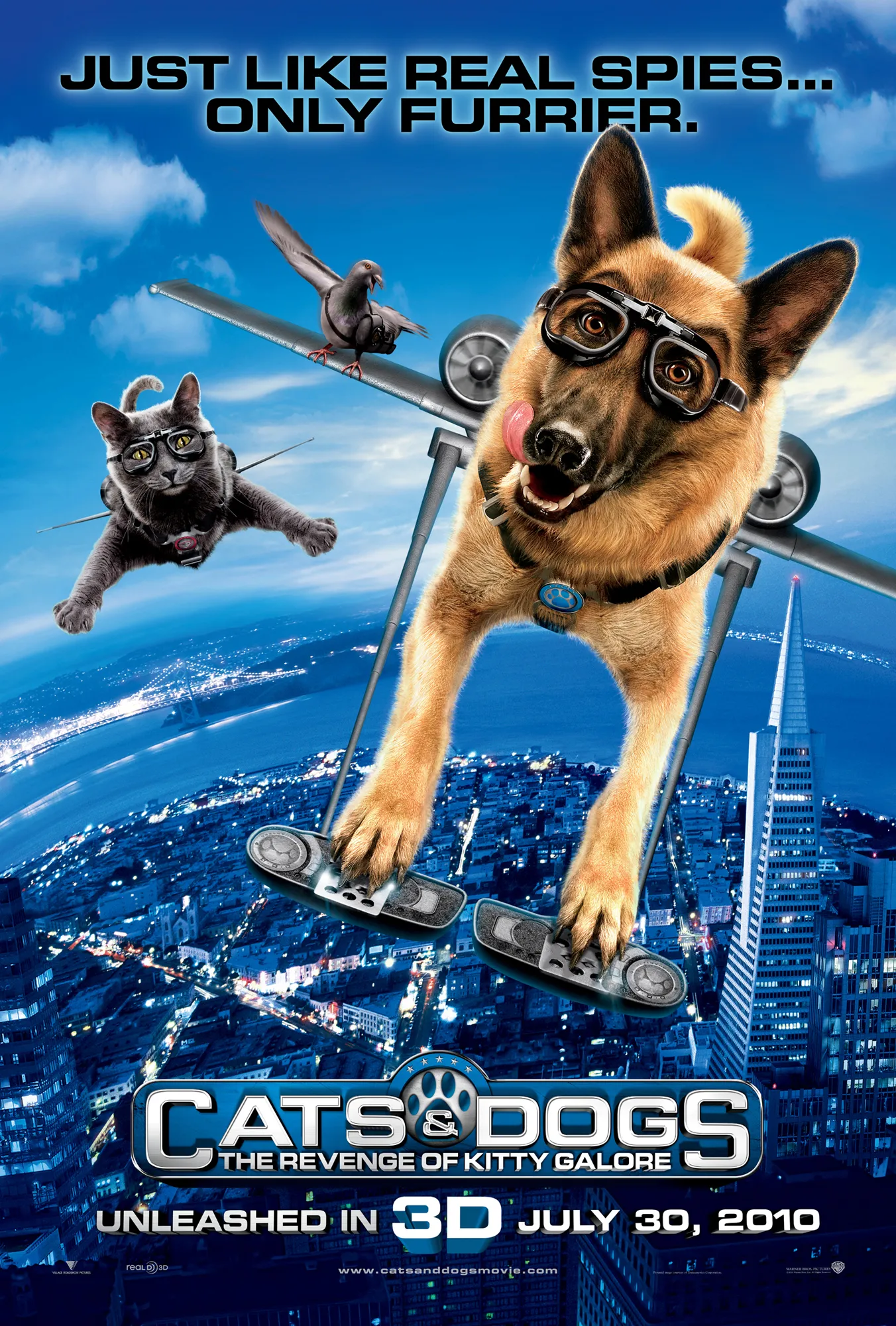  انیمیشن Cats & Dogs: The Revenge of Kitty Galore 2010