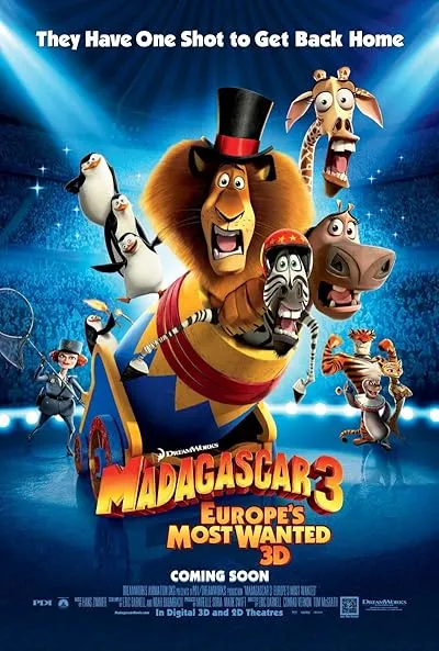  انیمیشن Madagascar 3: Europe’s Most Wanted 2012